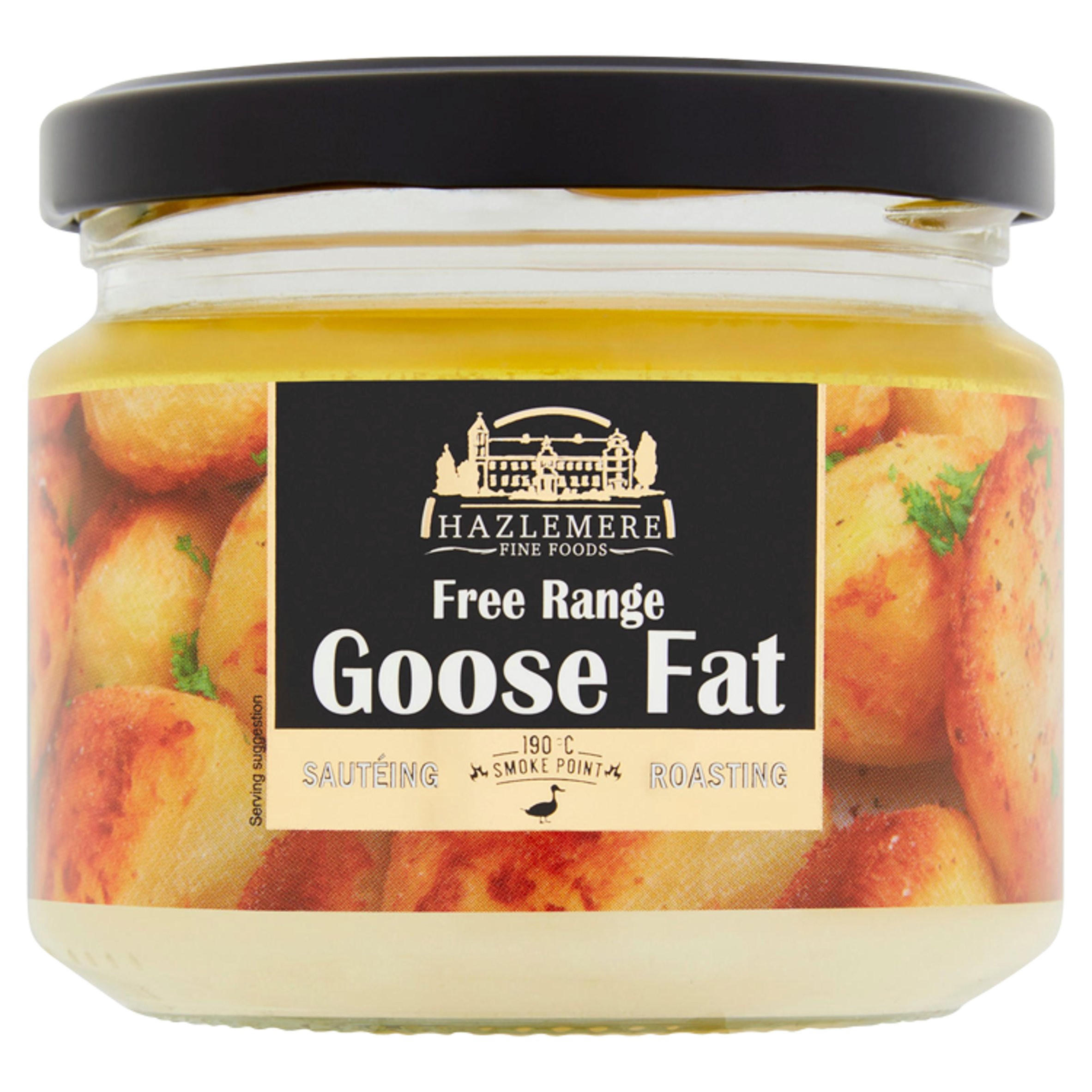 Hazlemere Fine Foods Free Range Goose Fat 220g, Oils & Dressings